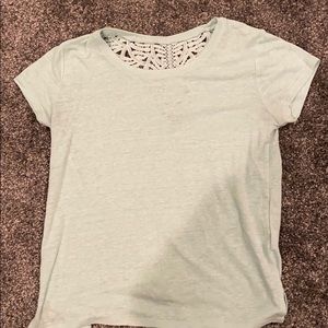 Mint green/teal short sleeve shirt